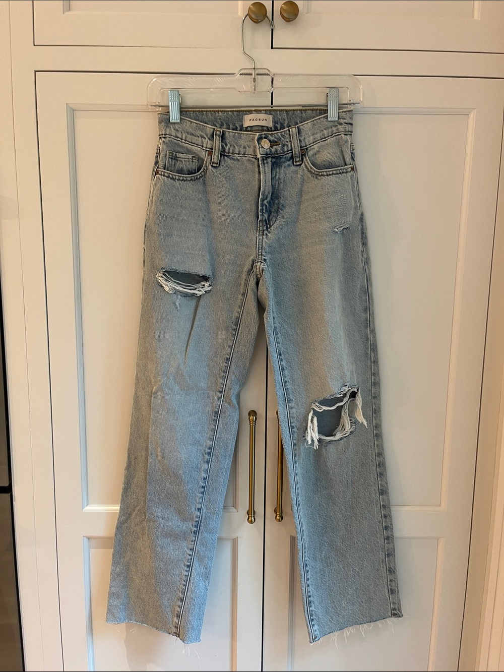 PacSun Light Blue Distressed 90’s Straight Jeans